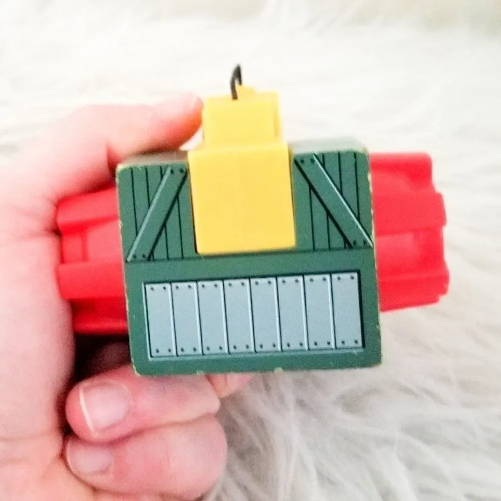 Train crain magnetic wooden